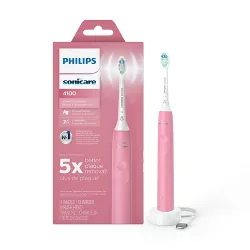Philips Sonicare 4100 Plaque Control Rechargeable Electric Toothbrush - HX3681/26 - Deep Pink