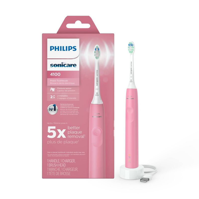 Philips Sonicare 4100 Plaque Control Rechargeable Electric Toothbrush, 1 of 11