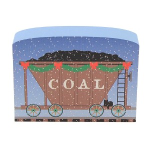Cat's Meow Village 2.25 In North Pole Train Coal Car Christmas 2021 Limited Edition Village Accessories - 1 of 3