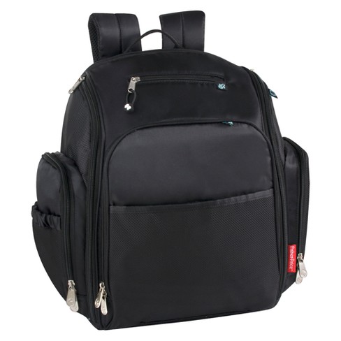 Fisher-Price Kaden Diaper Backpack - Black : Target