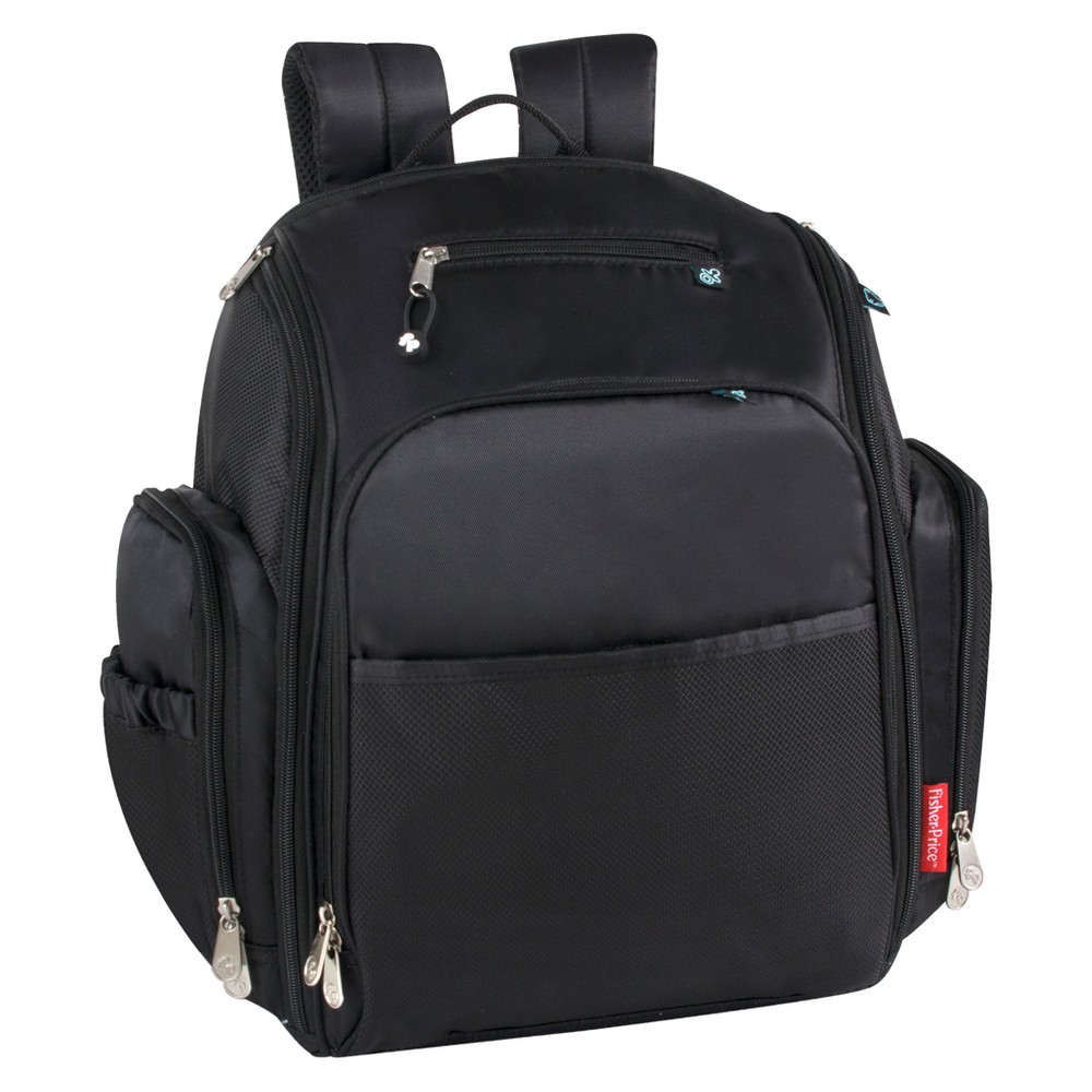 UPC 886252163270 product image for Fisher-Price FastFinder Dome Diaper Backpack - Black | upcitemdb.com