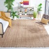Natural Fiber W/ Fringes NF809 Hand Woven Indoor Rugs - Safavieh - 2 of 4