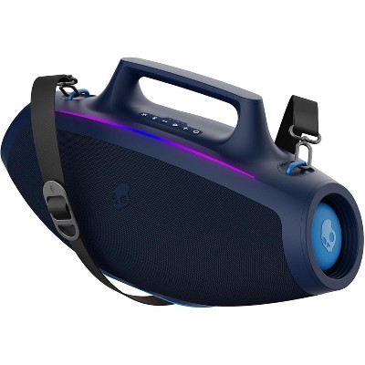 Skullcandy Barrel Bluetooth Boombox Speaker – Water-Resistant Portable Speaker, with LED Lightshow Mode, 12 Hour Battery, Multi-Link