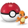 MEGA Construx Pokémon Evergreen Poké Ball Buildable Figures – Squirtle, Pikachu, Charmander, Eevee, Pichu & Bulbasaur – Build, Play & Display - 2 of 4