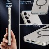 Reiko Carbon Fiber Pattern Built-in Magnetic Shockproof Transparent Phone Case for Samsung Galaxy S24 Plus - 4 of 4