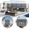 Outdoor Screen Metal Screen DIY Fence Freestanding Divider Decorative Fence Screen And Panels - 3 of 4