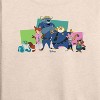 Women's - Zootopia - Nick, Judy, And Friends Lightweight French Terry Wide Neck Long Sleeve Graphic Shirt - 2 of 4