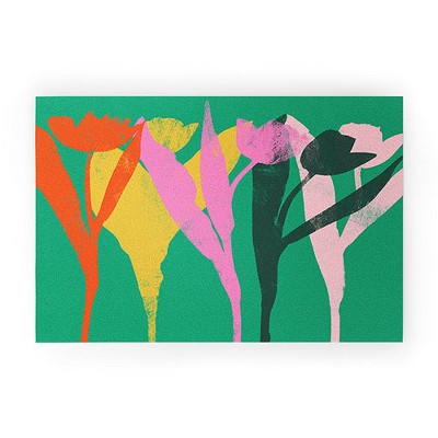 Garima Dhawan tulips 12 30" x 20" Welcome Mat - Society6
