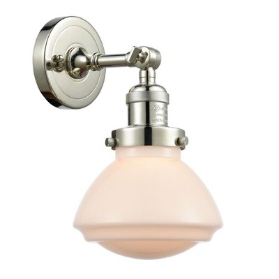 Olean - 1 Light Wall Sconce In Industrial Style-7.75 Inches Tall and 6.75 Inches Wide