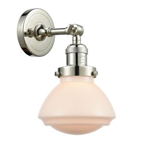 Olean - 1 Light Wall Sconce In Industrial Style-7.75 Inches Tall and 6.75 Inches Wide - 1 of 2