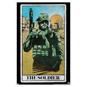 Trends International Call of Duty: Modern Warfare 2 - Captain Price Tarot Card Framed Wall Poster Prints - 1 of 4