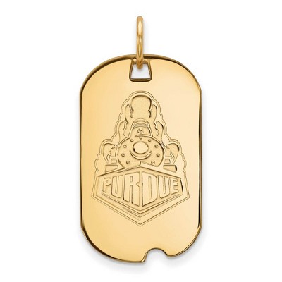 Black Bow Jewelry 14k Yellow Gold Purdue Boilermakers NCAA Pendant