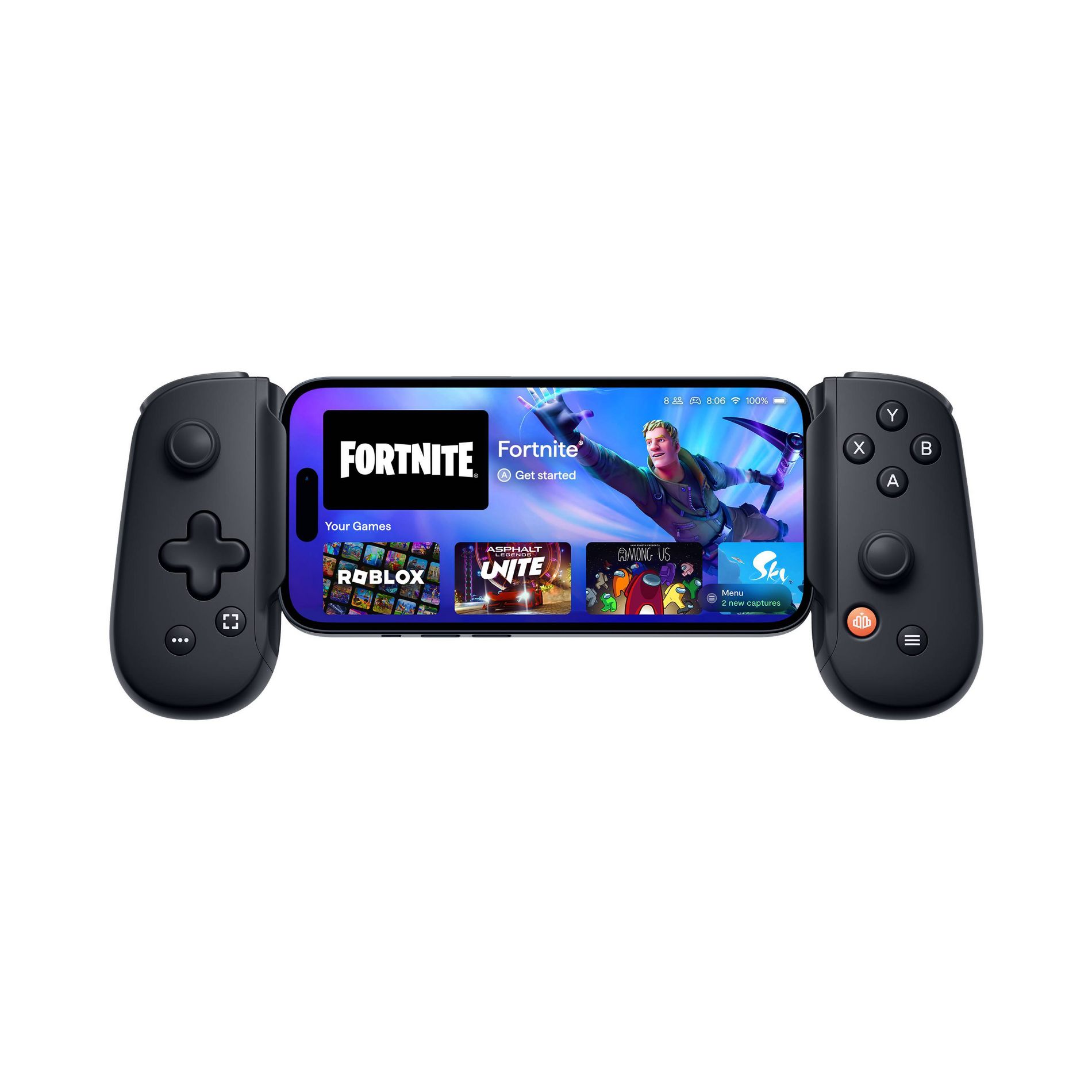 Backbone One (USB-C) Mobile Gaming Controller for Android and iPhone Series 15 - Gen 2 Black: Xbox Compatible, Wi-Fi Enabled
