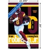 Trends International NFL Washington Commanders - Brian Robinson Jr. 24 Unframed Wall Poster Prints - 3 of 4