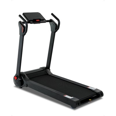 4.0 HP Folding Treadmill, 400 LBS Max, 0.6-8.7MPH, Heavy Duty with 14.5" LED Display & Pulse Detection, Foldable for Home or Office Exercise