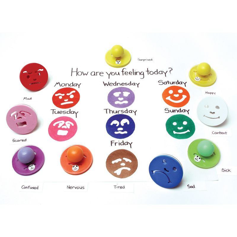 Ready 2 Learn Giant Stampers, Feelings, Set of 10, 3 of 4