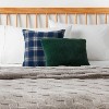 Cozy Faux Shearling Decorative Throw Pillow Green - Room Essentials™ - 2 of 4