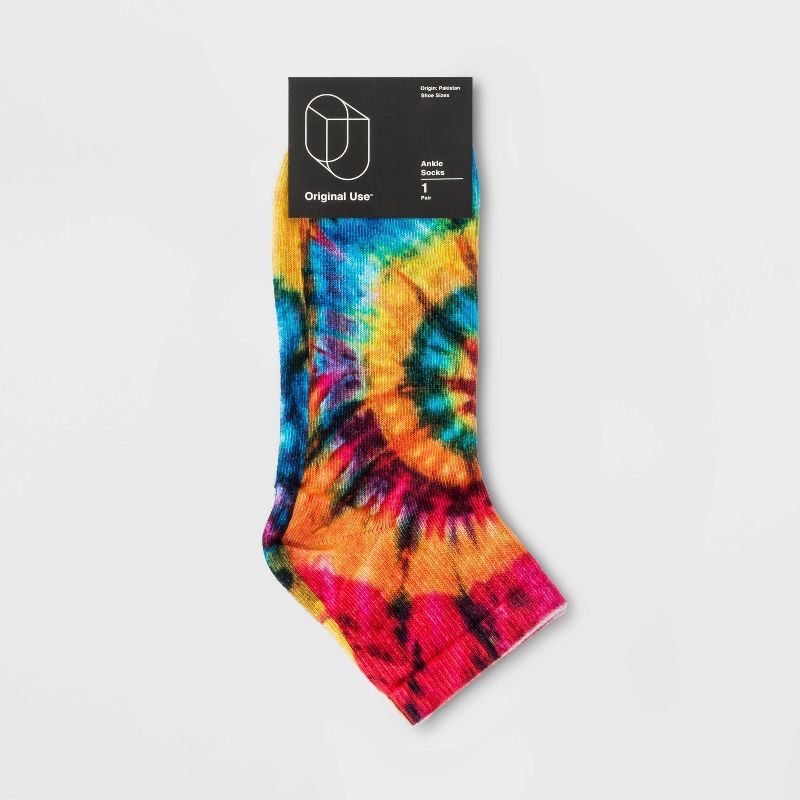 Men&#39;s Spiral Tie-Dye Ankle Socks - Original Use&#8482;6-12, 2 of 3