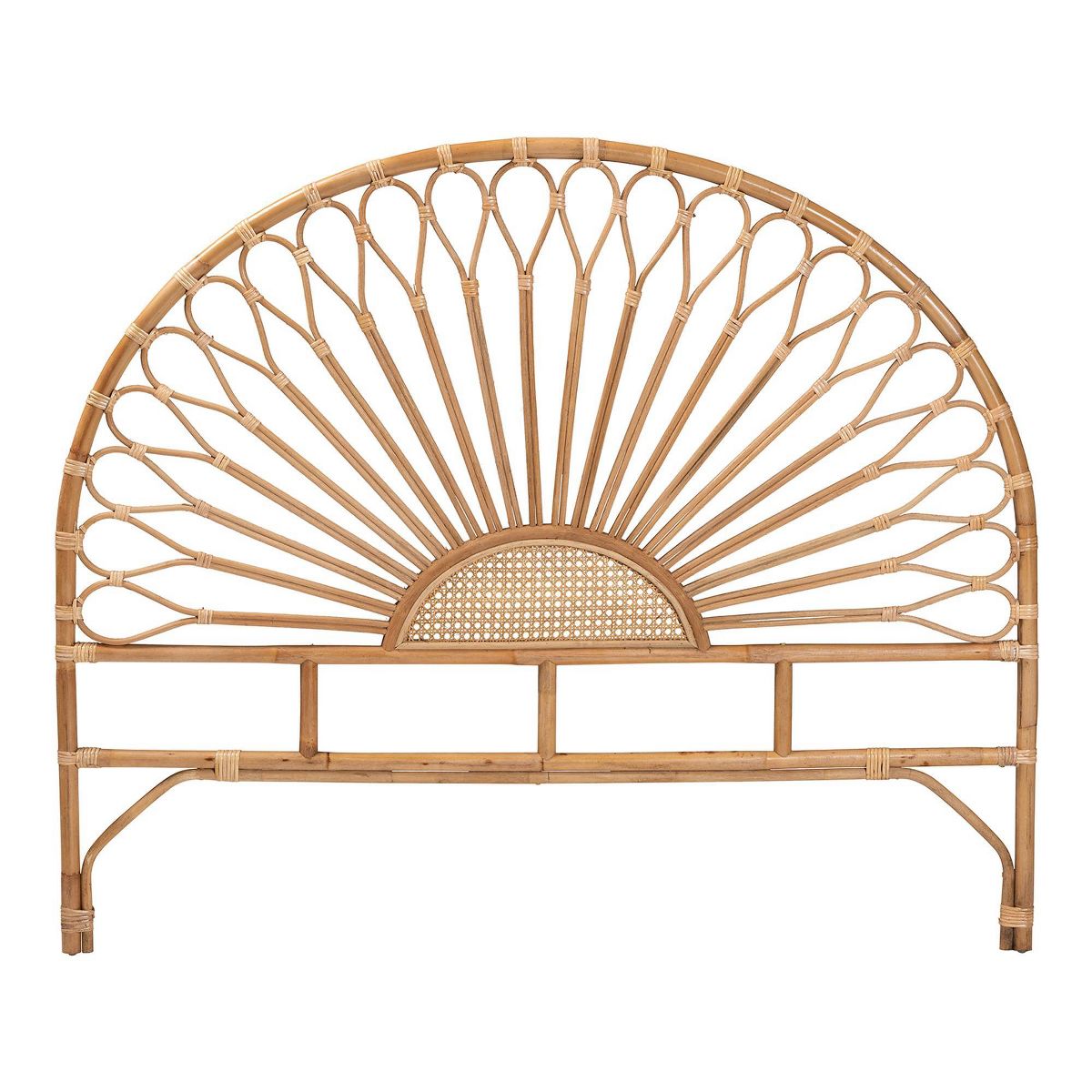 Perenna Natural Rattan Headboard Brown - bali & pari
