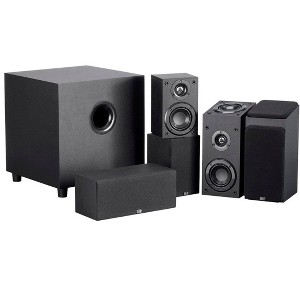 Monoprice Premium 5.1.2-Ch. Immersive Home Theater System - Black With 8 Inch 200 Watt Subwoofer - 1 of 4