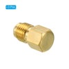 Unique Bargains Air Conditioner HVAC 45 Degree Hex Pipe Fitting Brass Seal Plugs - 3 of 4
