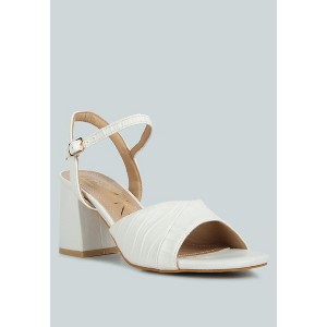 Nicholas Pleated Strap Block Heel Sandals Women - 1 of 4