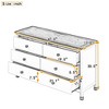 NicBex 6 Drawers Nightstand,Bedside Table with Round Knobs,Modern Side Table for Bedroom - 3 of 4