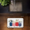 Stupell Industries Patriotic Flower Jars Printed Anti-Fatigue Floor Mat, design by Kim Allen, 30"x18" - 2 of 4