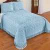 Collections Etc Bella Chenille Bedspread - 2 of 3