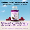 Vitamatic Elderberry Gummies with Vitamin C & Zinc – Mixed Berry Flavor– 60 Gummies - 4 of 4