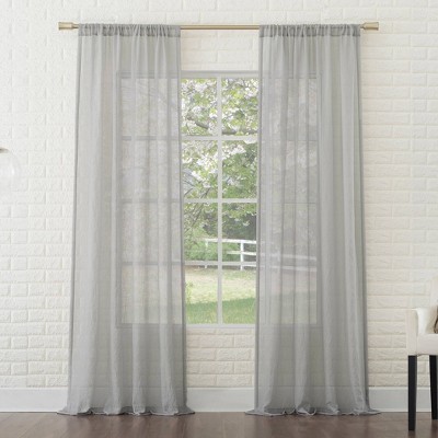 1pc Light Filtering Avril Crushed Textured Curtain Panel - No. 918
