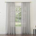1pc Sheer Avril Crushed Textured Window Curtain Panel - No. 918