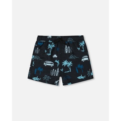 light blue beach on black