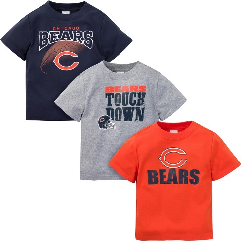 NFL, Shirts & Tops, Lot Of 3 Chicago Bears Nfl Tshirts Size 4t