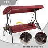 EROMMY 3 Seat Outdoor Porch Swing Chair - 3 of 4
