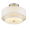 Livex Lighting Claremont 2 - Light Semi-Flush Mount in  Brushed Nickel - 4 of 4