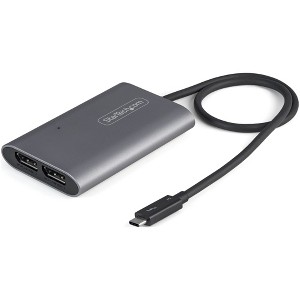 StarTech.com Thunderbolt 3 to Dual DisplayPort Adapter - Dual 4K 60Hz or Single 8K/5K - TB32DP14 - 1 of 4