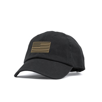 OUTSIDE THE WIRE Outside The Wire American Flag Unstructured Hat- Sand