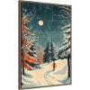 Amanti Art 23"x33" Christmas Girl by Pictufy Studio Framed Canvas Wall Art Print - 2 of 4