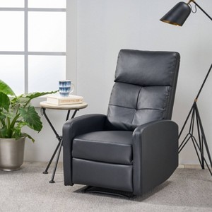 Samedi Faux Leather Recliner Club Chair - Christopher Knight Home - 1 of 4
