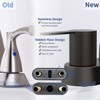 Phiestina 2 Handles Bathroom Sink Faucet, Oil Rubbed Bronze Centerset RV Faucet for 2/3 Hole - 4 of 4