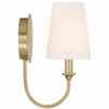 Crystorama Lighting Payton 1 - Light Sconce in  Vibrant Gold - 2 of 4