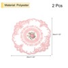 Unique Bargains Retro Lace Crochet Embroidered Placemats - 2 of 4