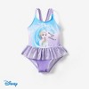 PATPAT Disney Frozen Elsa Toddler Girls One Piece Swimsuits Ruffles UPF 50+ Swimwear Beach Sport Bathing Suit - 2 of 4