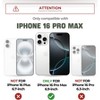 Dexnor for iPhone 16 Pro Max Case with Slide Camera Cover & Adjustable Kickstand & Built-in Screen Protector,Compatible with MagSafe Cases,Black - 2 of 3