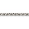 Black Bow Jewelry 3mm Sterling Silver, Diamond Cut Solid Rope Chain Necklace - 3 of 4