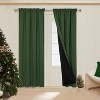 Deconovo ModernLuxury BlackOut RodCurtains For LivingRoom or BedRoom，Easy Clean,2Panels - 4 of 4