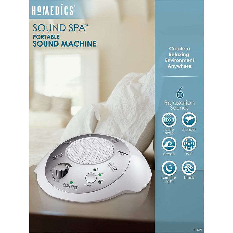 HoMedics SoundSpa Relaxation Sound Machine, 2 of 3