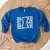 Simply Sage Market Women's Graphic Sweatshirt Baseball Game Day Stacked - 3 of 4