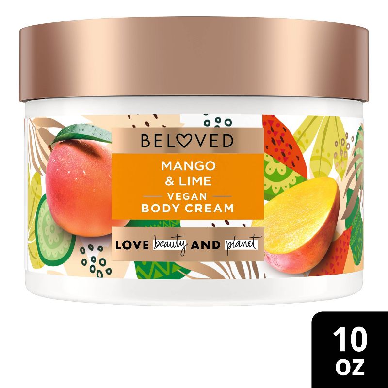 Beloved Mango &#38; Lime Vegan Body Cream - 10oz, 1 of 8